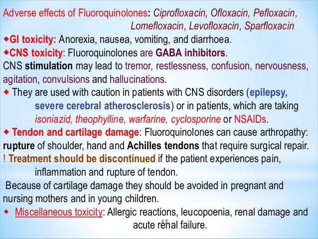 side effects of cipro side effects of cipro